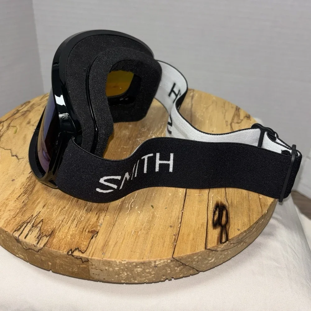 Smith Squad Snow Goggles Black Frame, Everyday Green Mirror Lens
